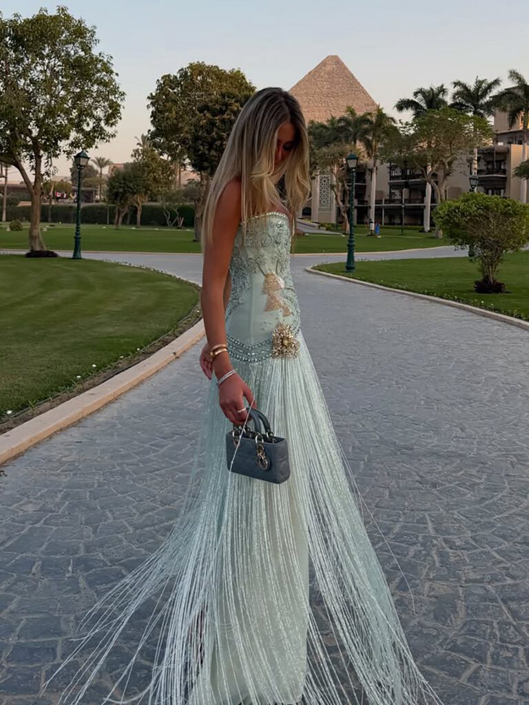 Nove Dress Beaded Evening Dress - Style