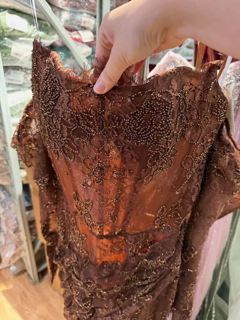 Nove Dress Meerjungfrau Abendkleid mit Perlenstickerei und Spitze im arabischen Stil