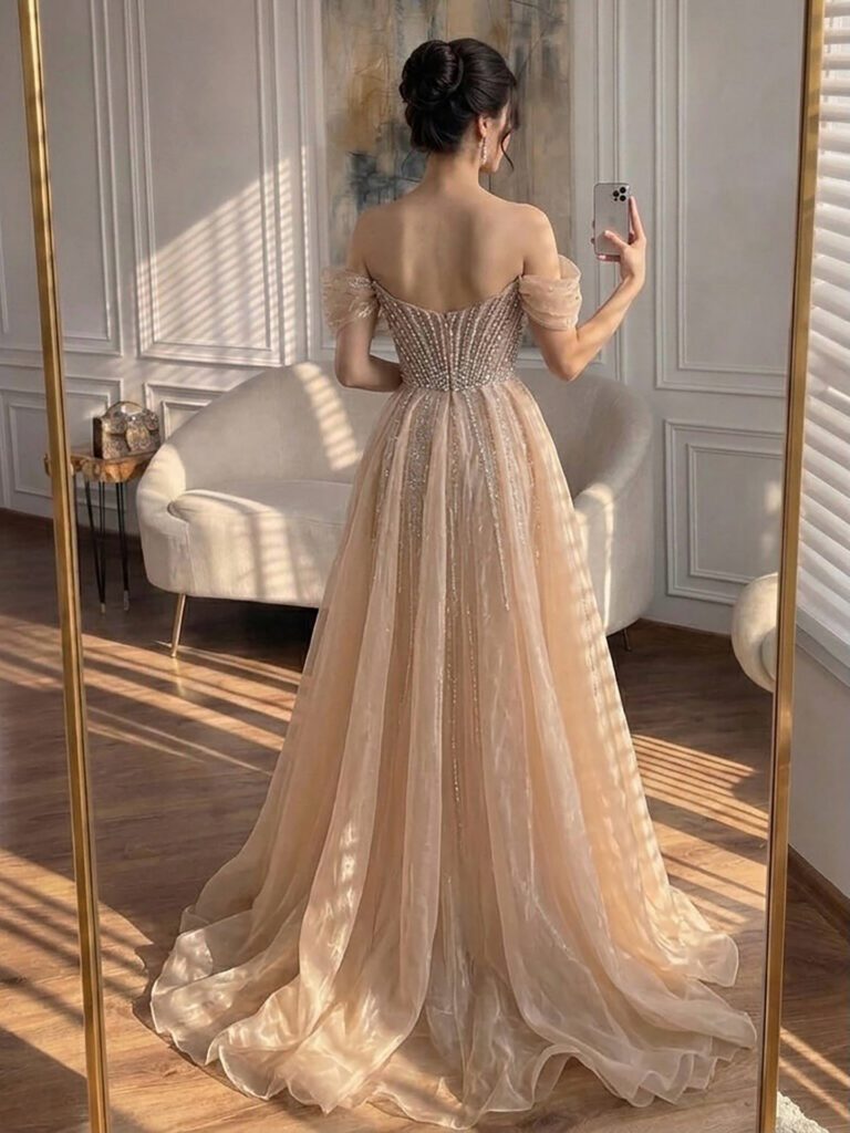 Nove Dress Beaded Mermaid Arabic Evening Dress