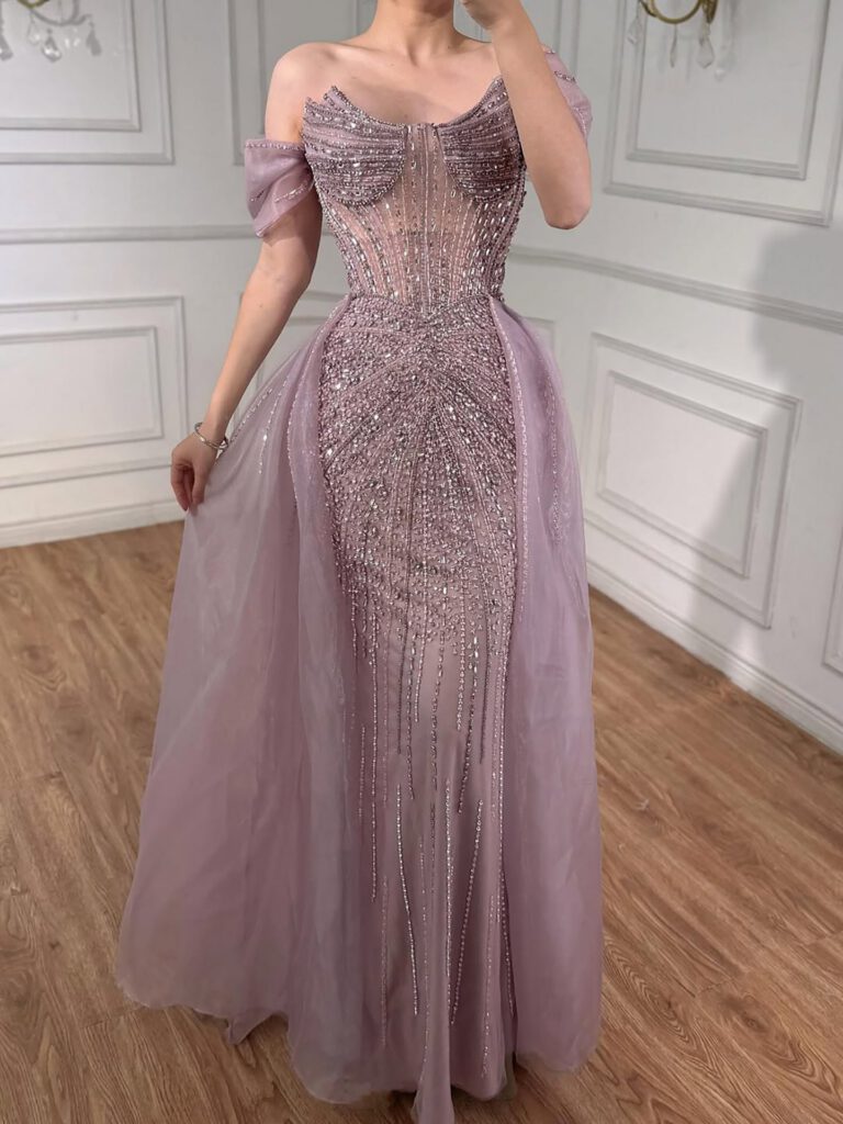 Nove Dress Beaded Mermaid Arabic Evening Dress