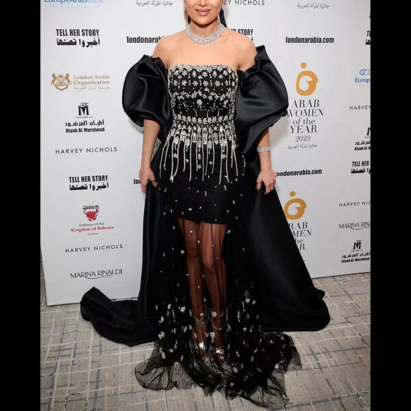 Nove Dress Black Arabic Evening Dress 1 - Nove Dress