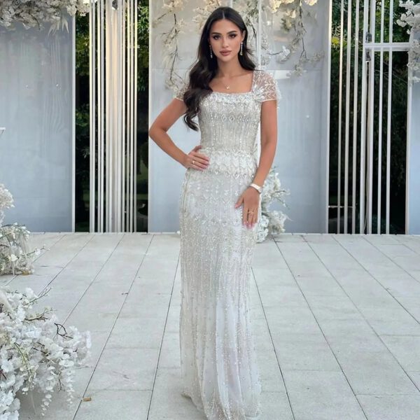 Nove Dress Mermaid Modest Evening Dress - Style LA72714 1 - Nove Dress