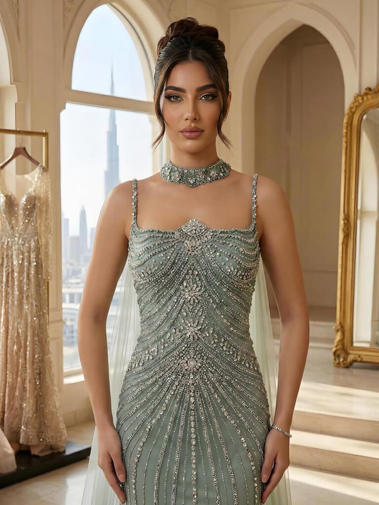 Nove Dress Navy Blue Mermaid Evening Dress
