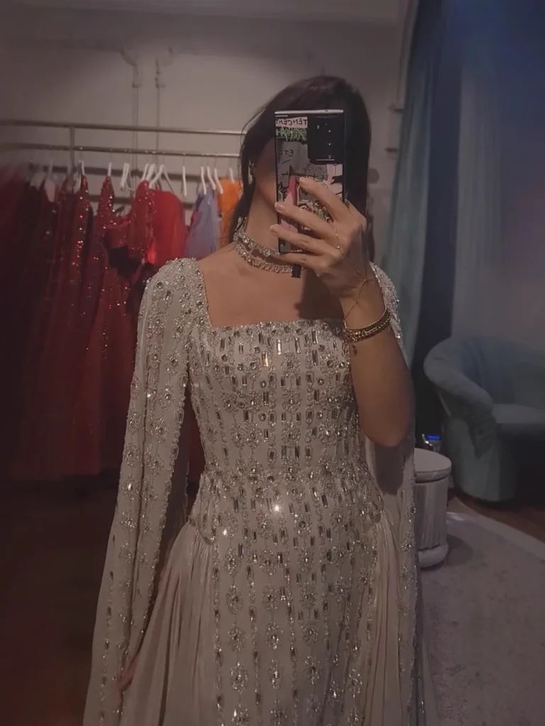 Nove Dress Nude Arabic Evening Dress - Style