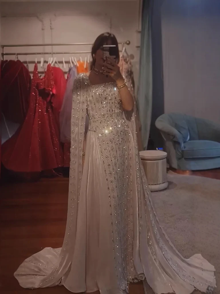 Nove Dress Nude Arabic Evening Dress - Style