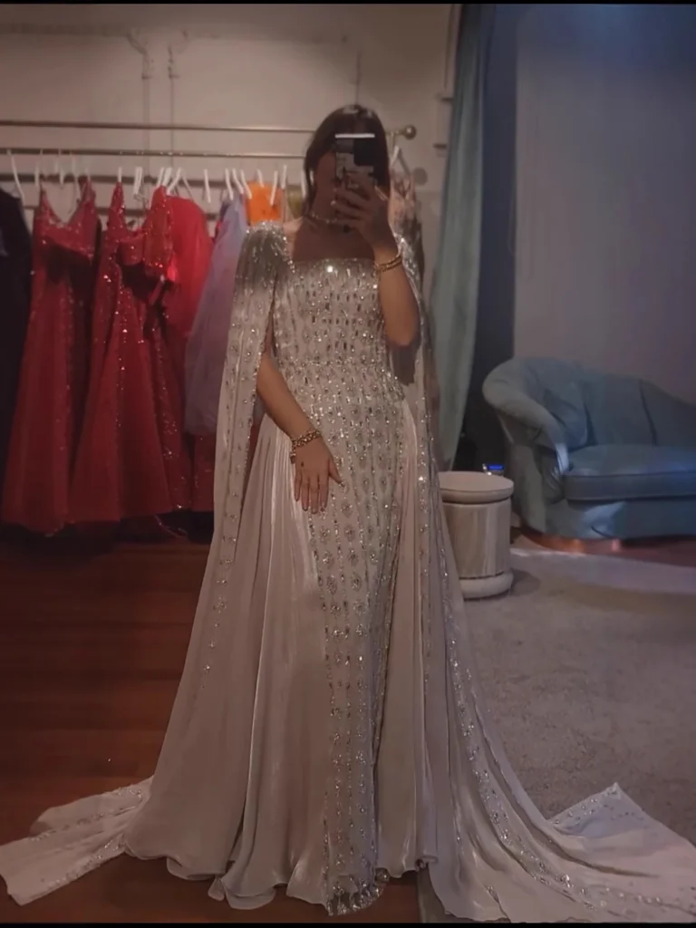 Nove Dress Nude Arabic Evening Dress - Style