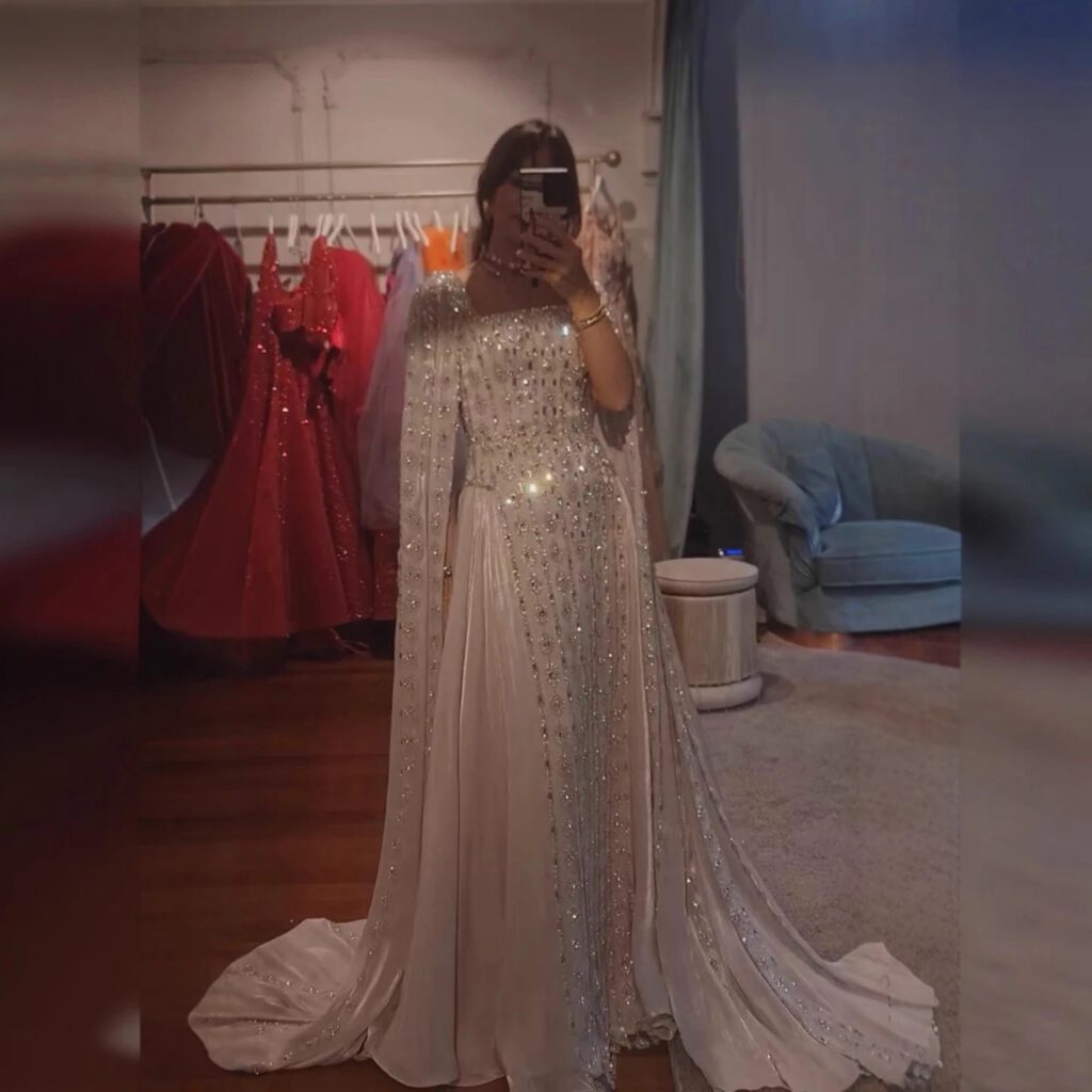 Nove Dress Nude Arabic Evening Dress - Style