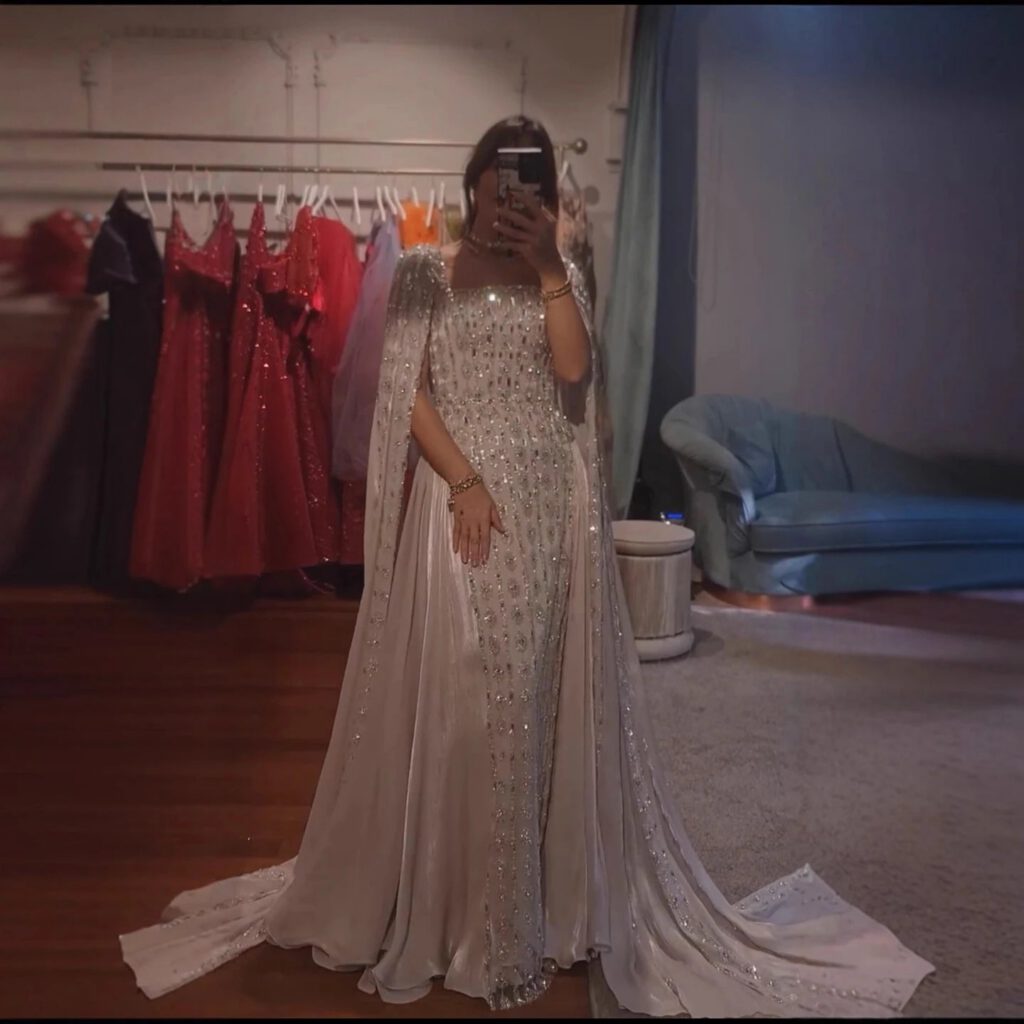 Nove Dress Nude Arabic Evening Dress - Style