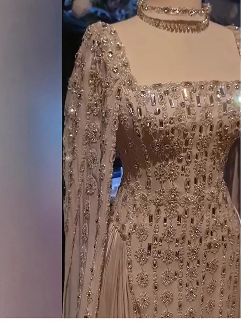 Nove Dress Nude Arabic Evening Dress - Style
