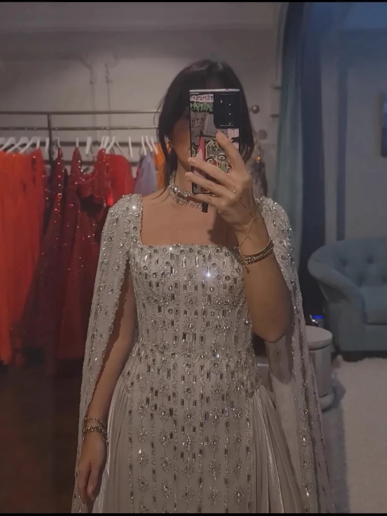 Nove Dress Nude Arabic Evening Dress - Style