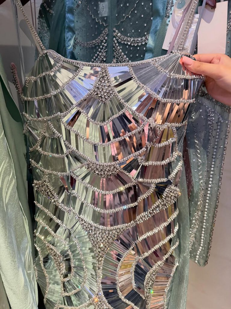 Nove Dress Silver Mermaid Evening Dress - Style