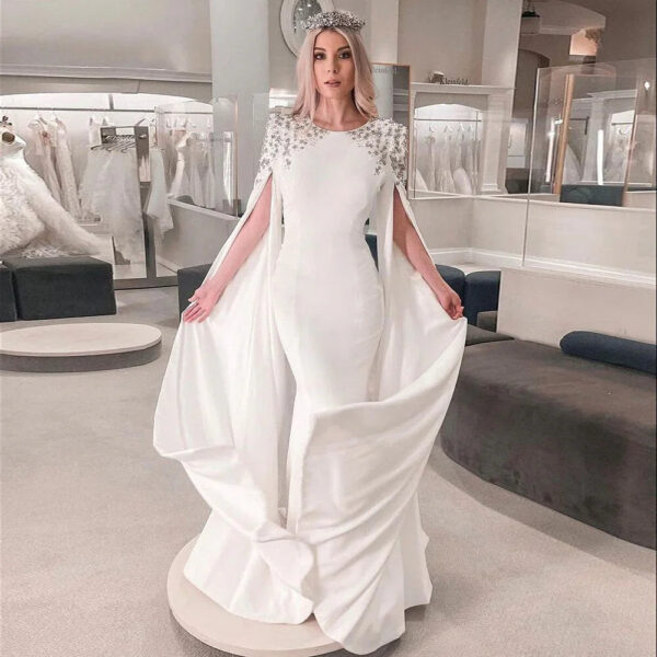 Nove Dress White Mermaid Evening Dress 1 - Nove Dress